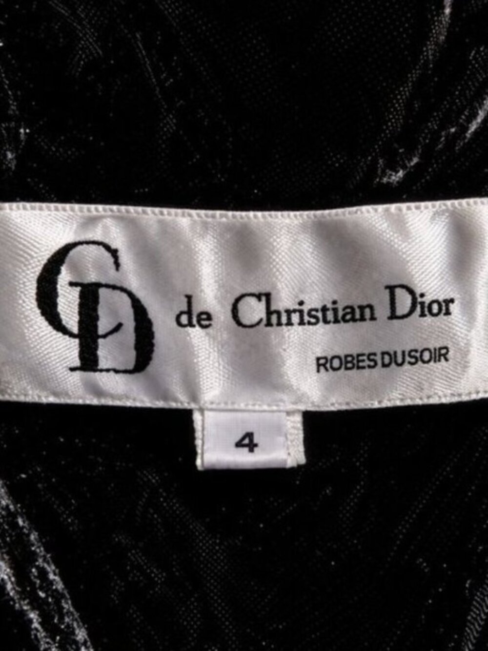 Christian Dior Women's Black Velvet Evening Bolero, S - Picture 6 of 8